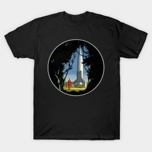 Jungle Planet Fall - Retro T-Shirt